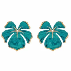 Single Teal Tahiti Earrings