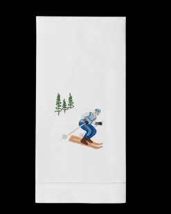 Skier Jack Hand Towel