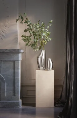 Sky Floor Vase, Stainless Steel, Mirror