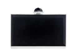 Skylar Satin Handbag in Black