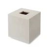 Slate Tissue Holder in Ivory