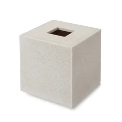 Slate Tissue Holder in Ivory
