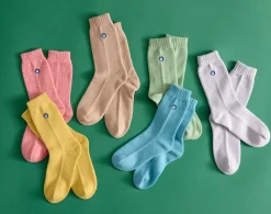 Sleeping Socks Evil Eye in Canary