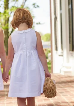 Sleeveless Formal Dress in Special Occasion White