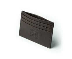 Slim Credit Card Case No. 204 in Vintage Walnut Leather