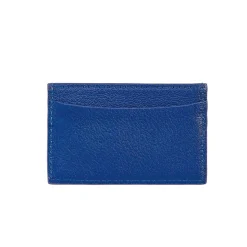 Slim Design Card Case in Goatskin Leather