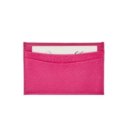 Slim Design Card Case in Goatskin Leather