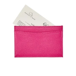 Slim Design Card Case in Goatskin Leather