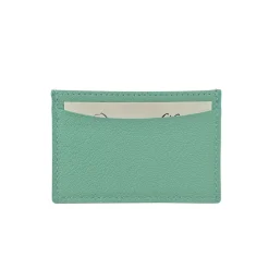 Slim Design Card Case in Goatskin Leather