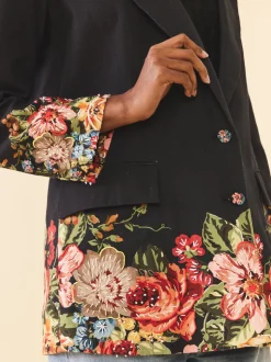 Sloan Blazer in Carmel Victorian Floral