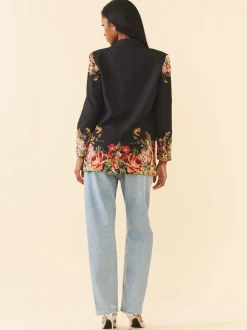 Sloan Blazer in Carmel Victorian Floral