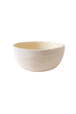 Small Beaded Bowl White