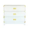 Small Carlyle Campaign Dresser in White