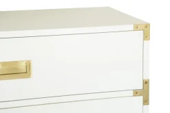 Small Carlyle Campaign Dresser in White