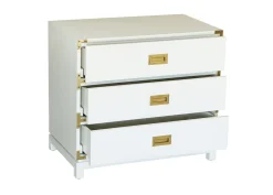 Small Carlyle Campaign Dresser in White