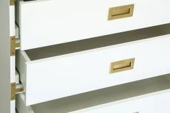 Small Carlyle Campaign Dresser in White