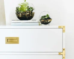 Small Carlyle Campaign Dresser in White
