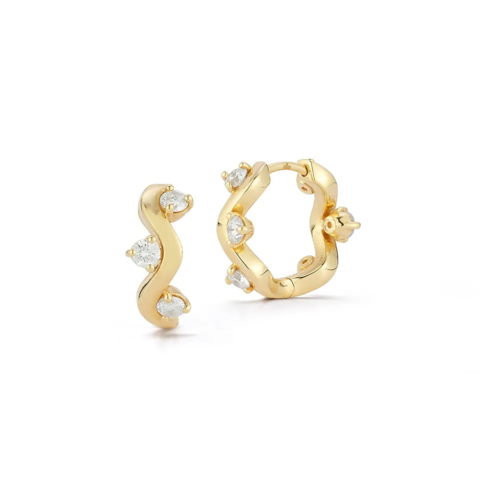 Small Constellation Huggie Hoops