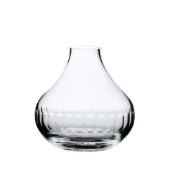 Small Crystal Vase with Lens Design