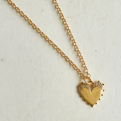 Small Heart of Gold Necklace