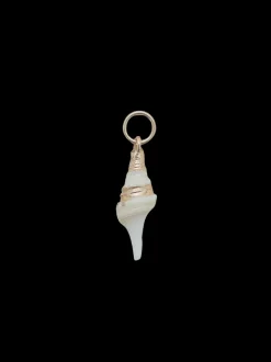 Small Spiral Shell Charm in Multi