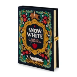Snow White Flowers Book Clutch