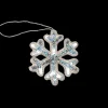 Snowflake Silver Ornament