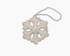 Snowflake Silver Ornament