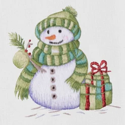 Snowman Presents Hand Towel