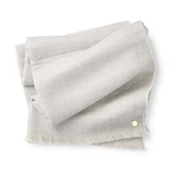 Soft Grey Double Sided Baby Alpaca Throw Blanket