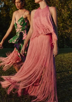 Solsticio Skirt In Coral Pink