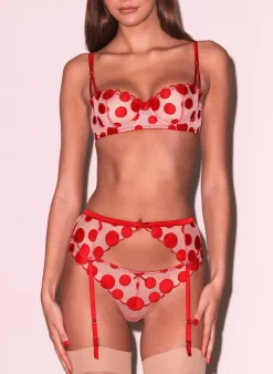 Some Like It Dot Balconette Bra