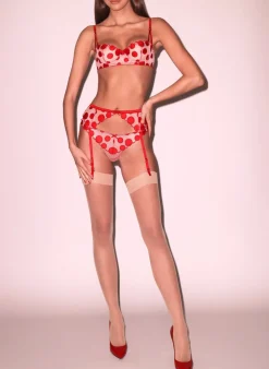 Some Like It Dot Balconette Bra