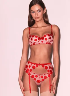 Some Like It Dot Garter Belt