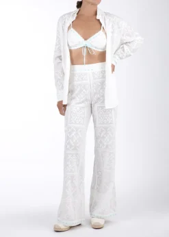 Something Blue Pants in White