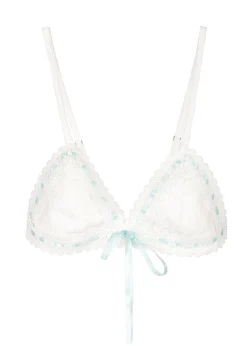 Something Blue Top in White