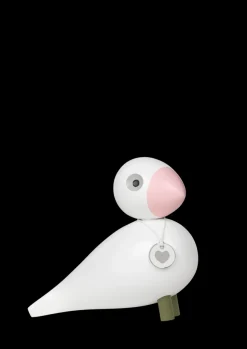 Songbird Hope in White and Rose