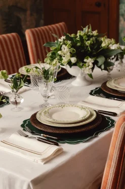 Sophie Classic Two Cord Napkin in Antique Gold