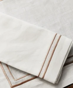 Sophie Classic Two Cord Napkin in Antique Gold