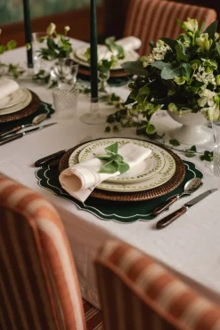 Sophie Classic Two Cord Napkin in Antique Gold