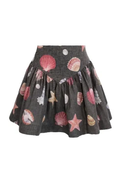 Sotavento Mini Skirt in Conchitas Black Print