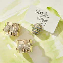 Sparkle Egg Placecard Holders, Set of Two