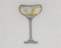 Sparkling Coupe Cocktail Napkins, Set of 4