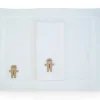 Sparkling Ginger Bread Napkin and Placemat, Set of 2