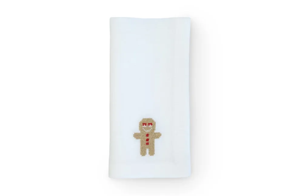 Sparkling Ginger Bread Napkin and Placemat, Set of 2