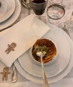 Sparkling Ginger Bread Napkin, Set of 4