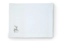 Sparkling Reindeer Napkin and Placemat, Set of 2