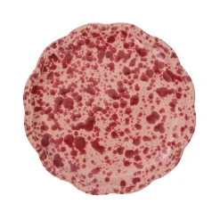 Speckled Dessert Plate in Pink