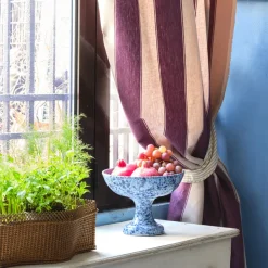 Speckled Fruit Stand in Blue