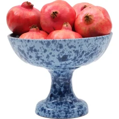 Speckled Fruit Stand in Blue